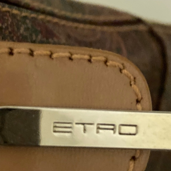 Etro Milano Paisley Shoulder Bag EUC - Picture 4 of 13